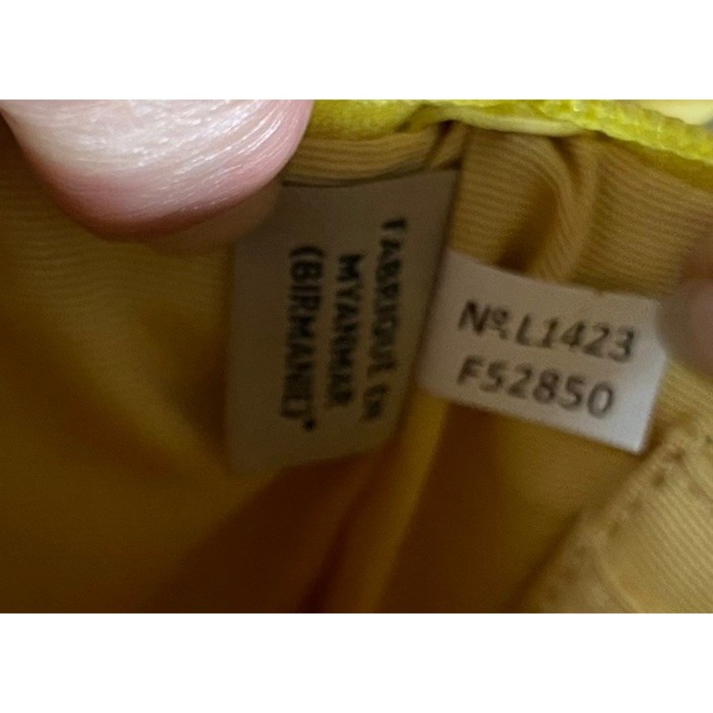 Coach Womens Corner Zip Wristlet‎ in Bright Yellow Wallet Leather 4.5x6" - Picture 9 of 12